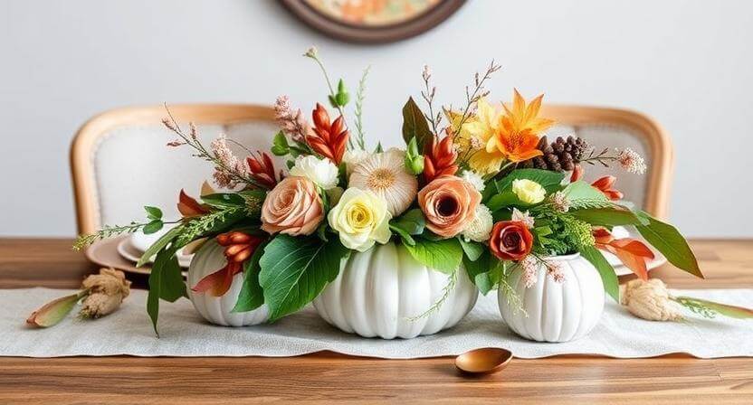Sustainable Thanksgiving Centerpieces with Reusable Materials