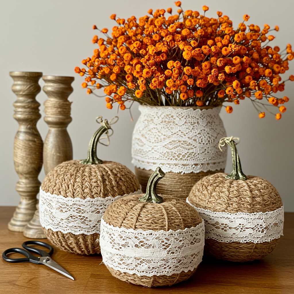 Upcycled Fabric and Twine Wraps