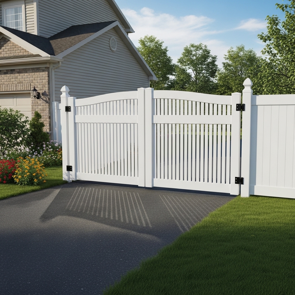 Vinyl Privacy Gates