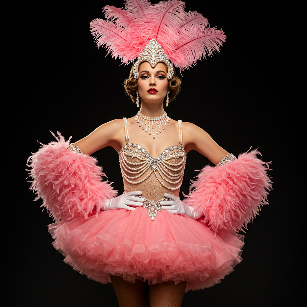 Vogue-Inspired Showgirl Costume