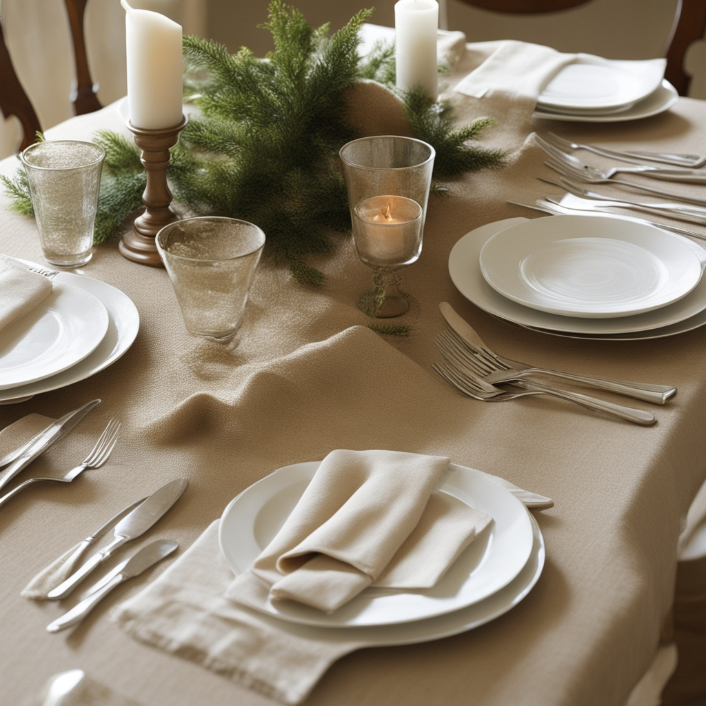 Layered Table Linens for Texture