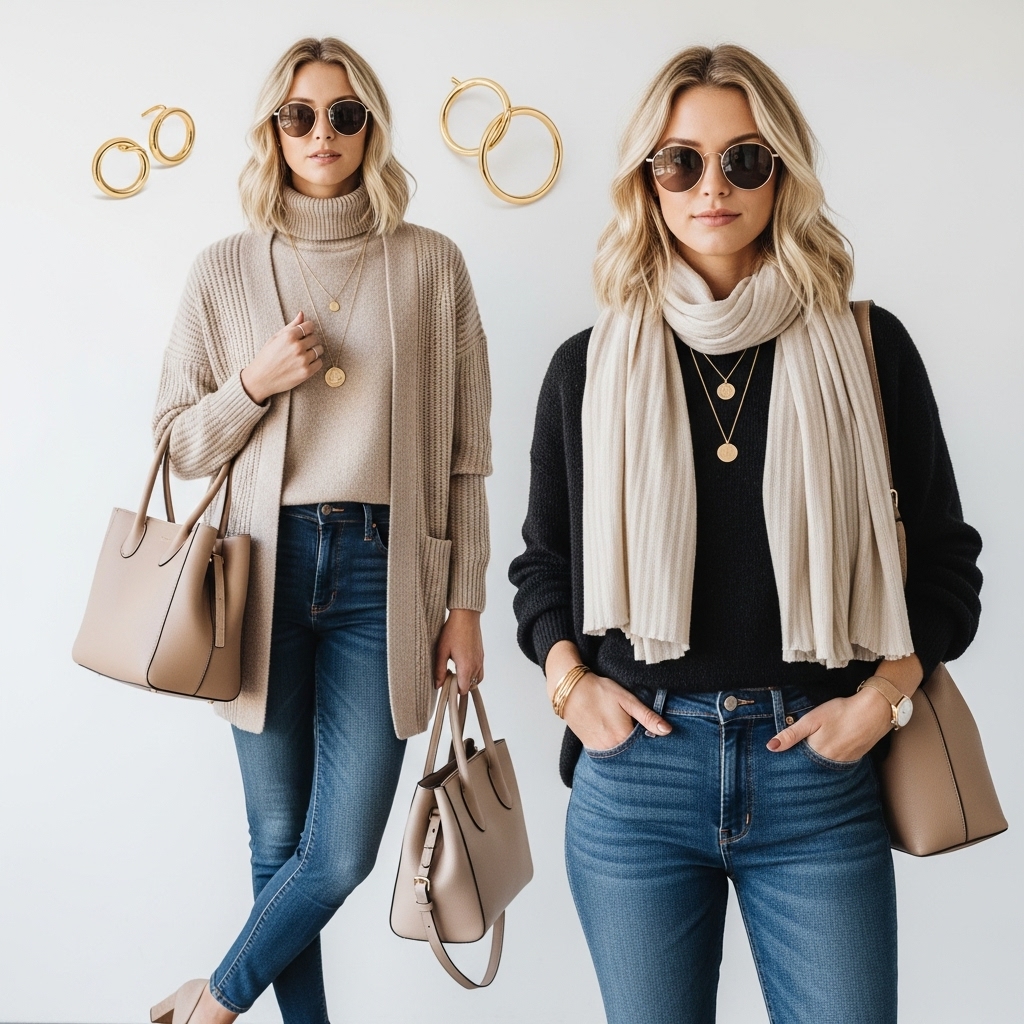 Accessorize Sparingly with Statement Pieces