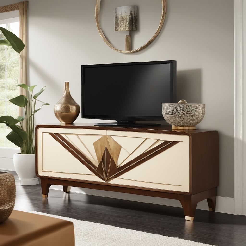 Art Deco TV Stand