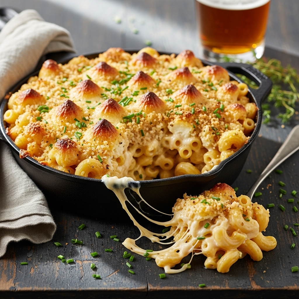 Baked Mac & Cheese (Cream-Cheese Boost)