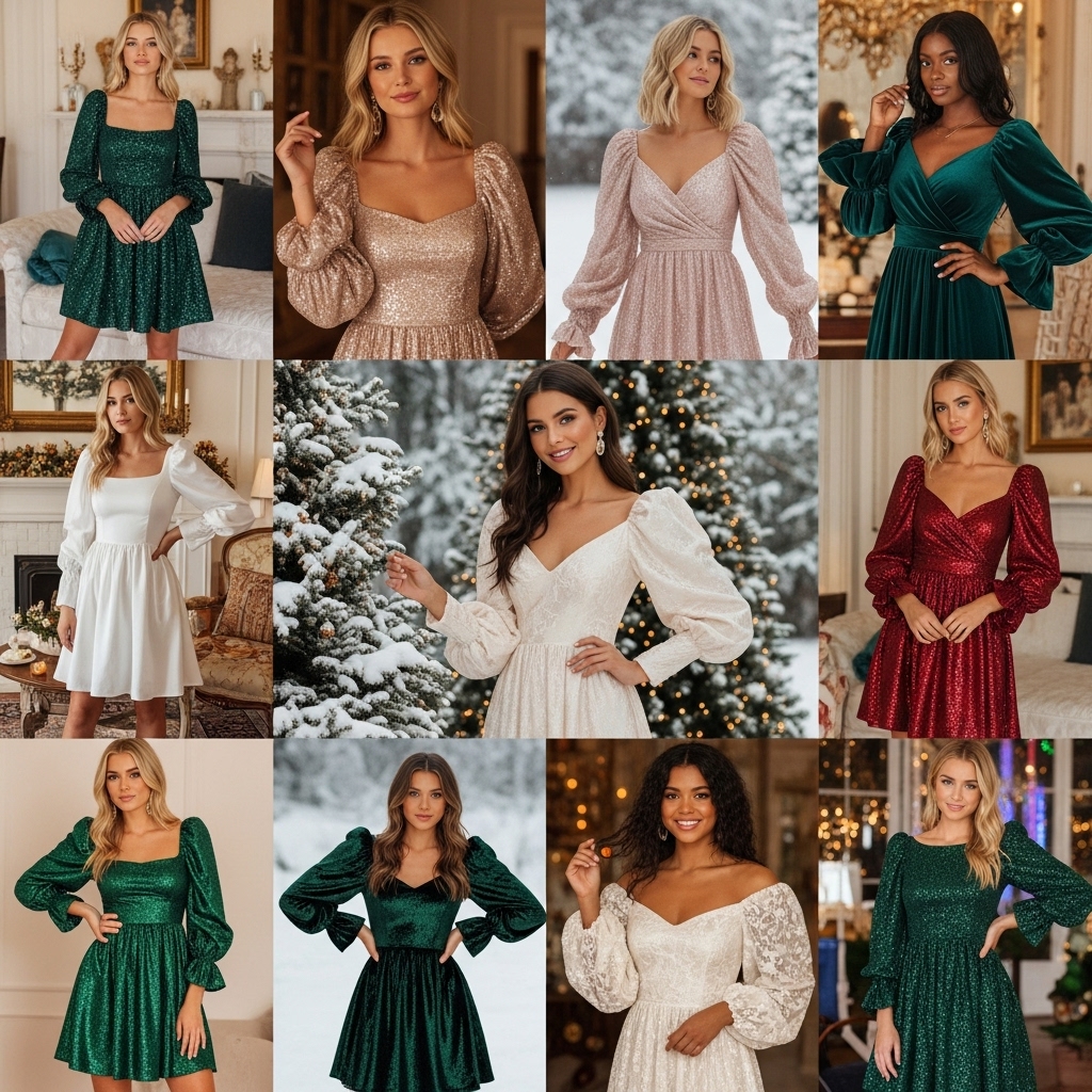 Balloon Sleeve Dresses