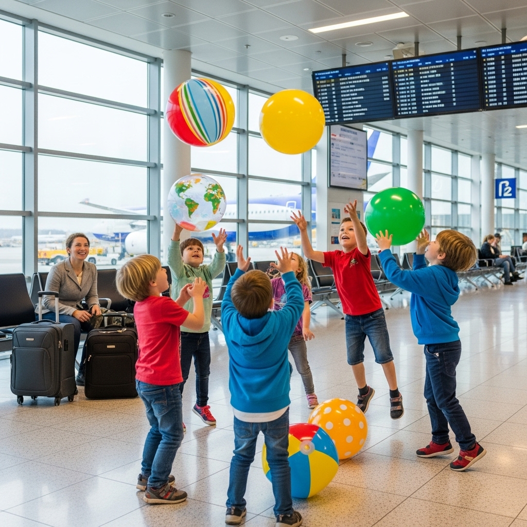 Balloon or Inflatable Beach Balls for Layovers