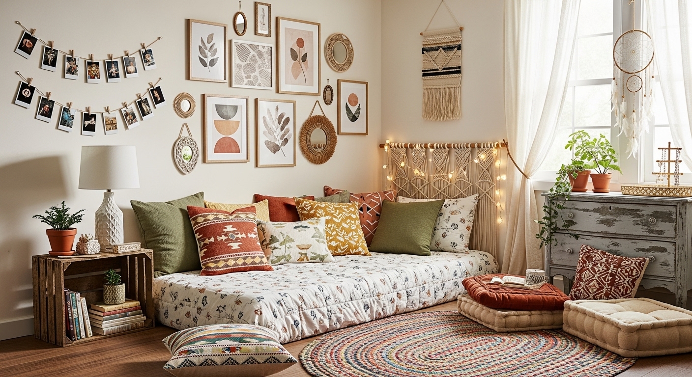 Budget-Friendly Boho Bedroom Ideas