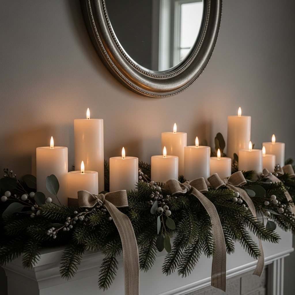 Candle Displays for Warm Ambiance