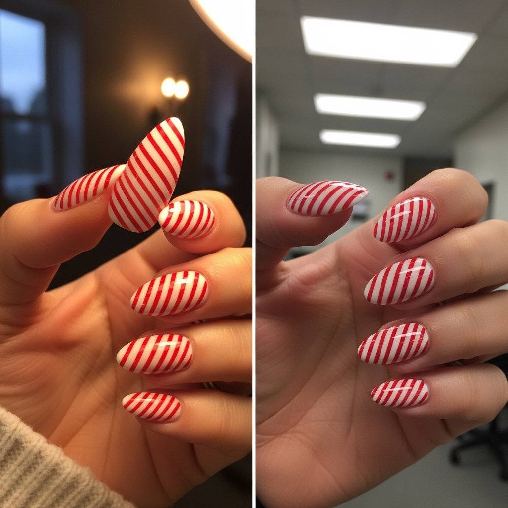 Candy-Cane Micro Stripes