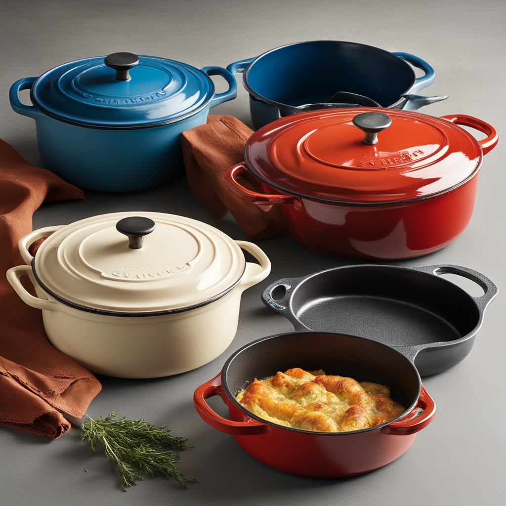 Cast Iron and Enameled Cast Iron Pots