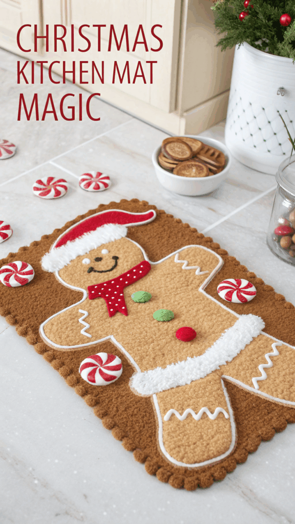 Christmas Kitchen Mat Magic
