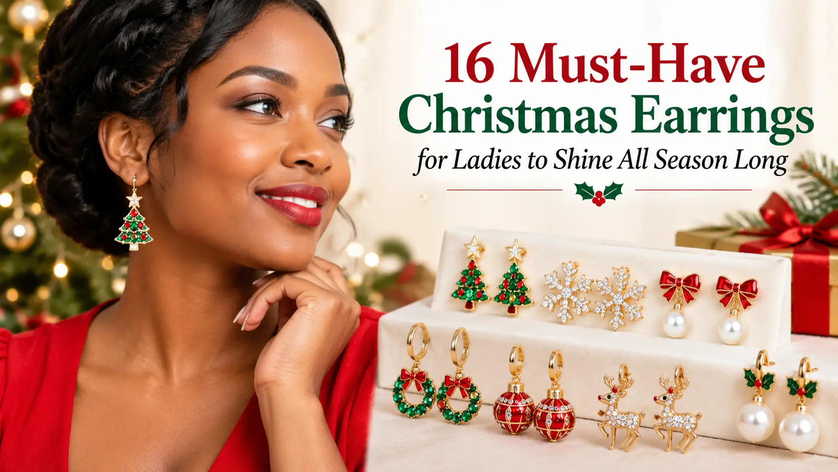 Must-Have Christmas Earrings for Ladies