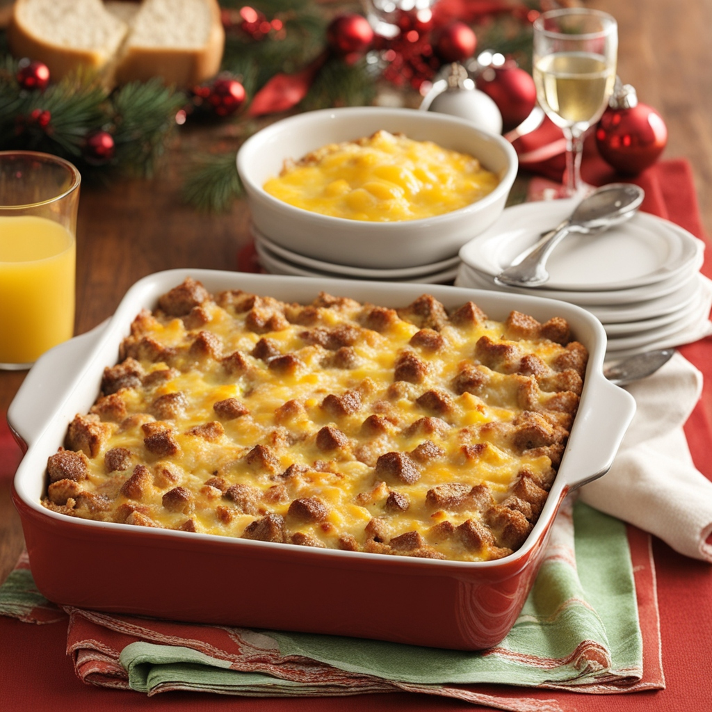 Classic Sausage and Cheese Breakfast Casserole