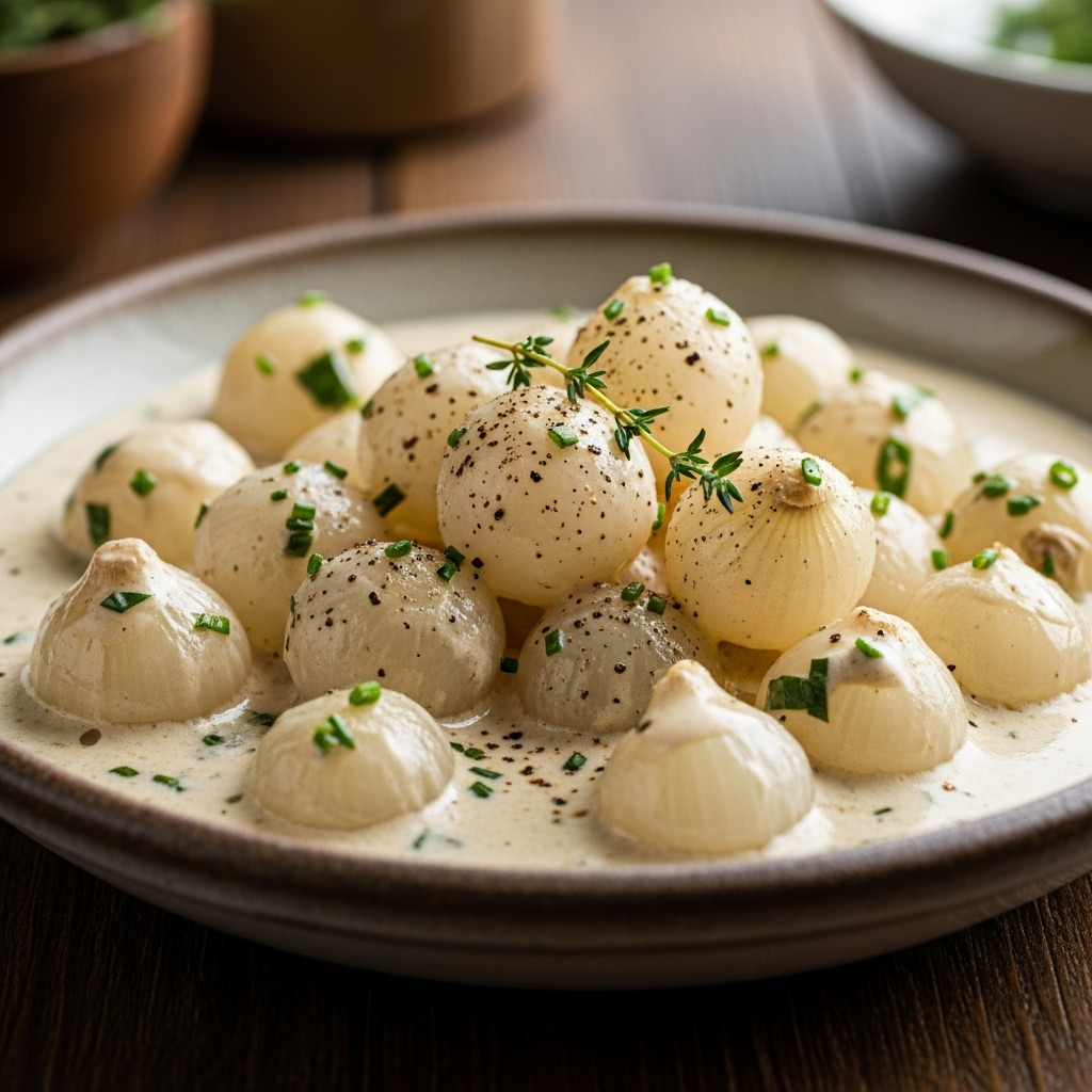 Creamed Pearl Onions