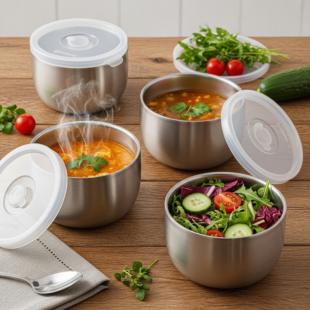 Double-Walled Insulated Bowls