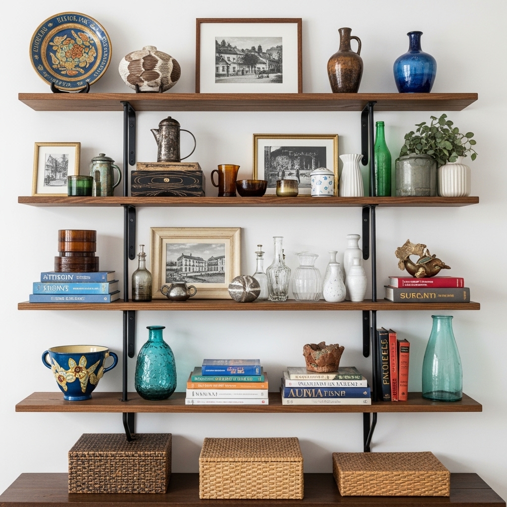 Eclectic Shelving