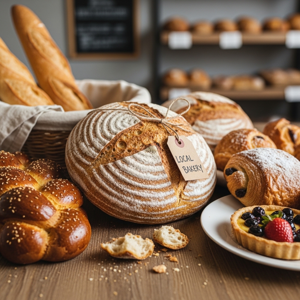 Fresh Bread or Pastry from a Local Bakery