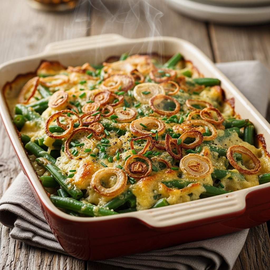 Green-Bean Casserole (Fresh Beans Edition)