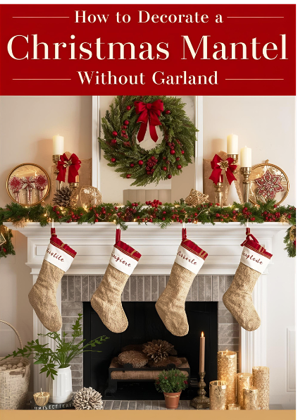 How to Decorate a Christmas Mantel Without Garland: 12 Stylish Ideas