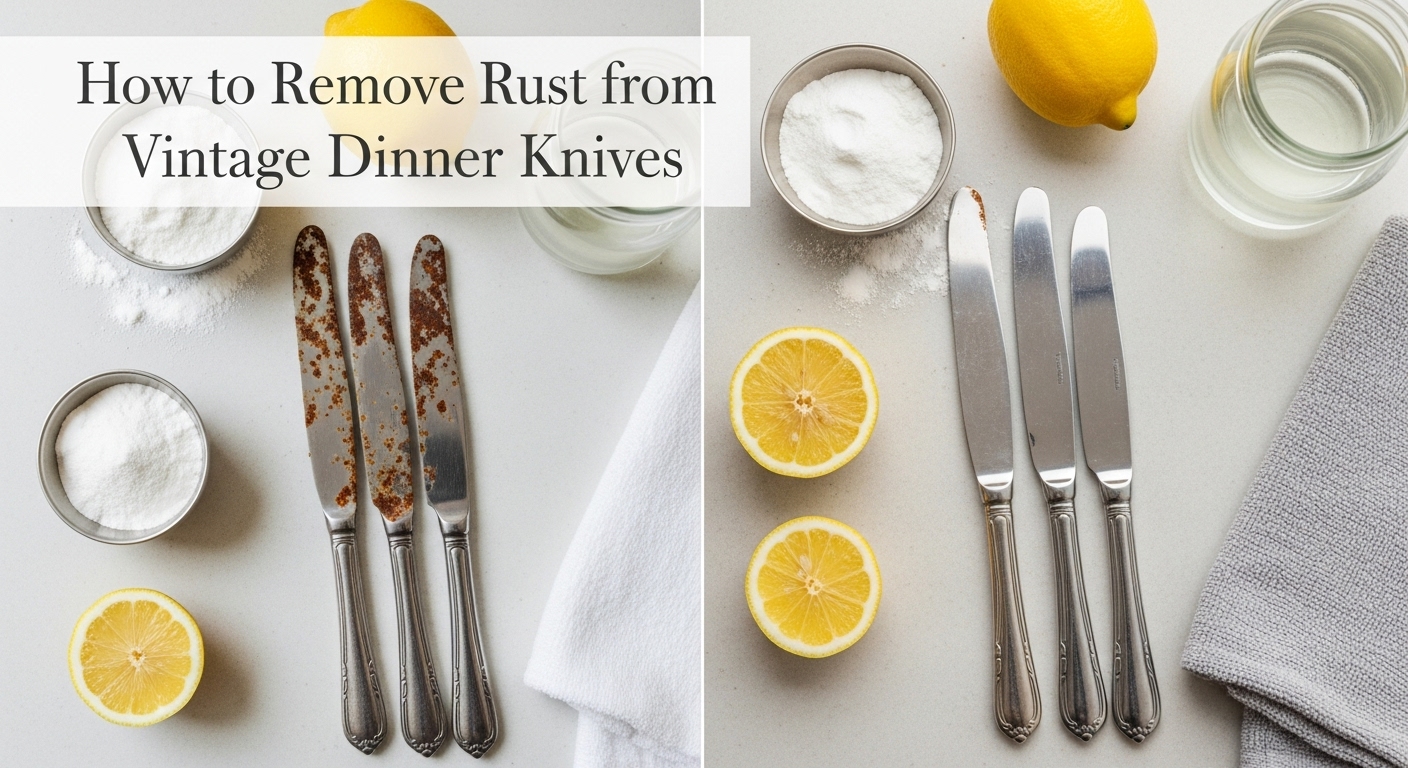 How to Remove Rust from Vintage Dinner Knives