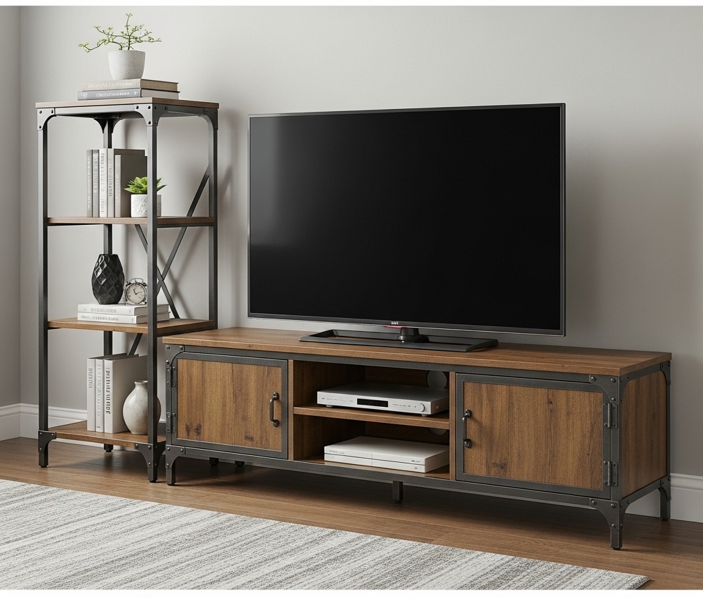 Industrial TV Stand