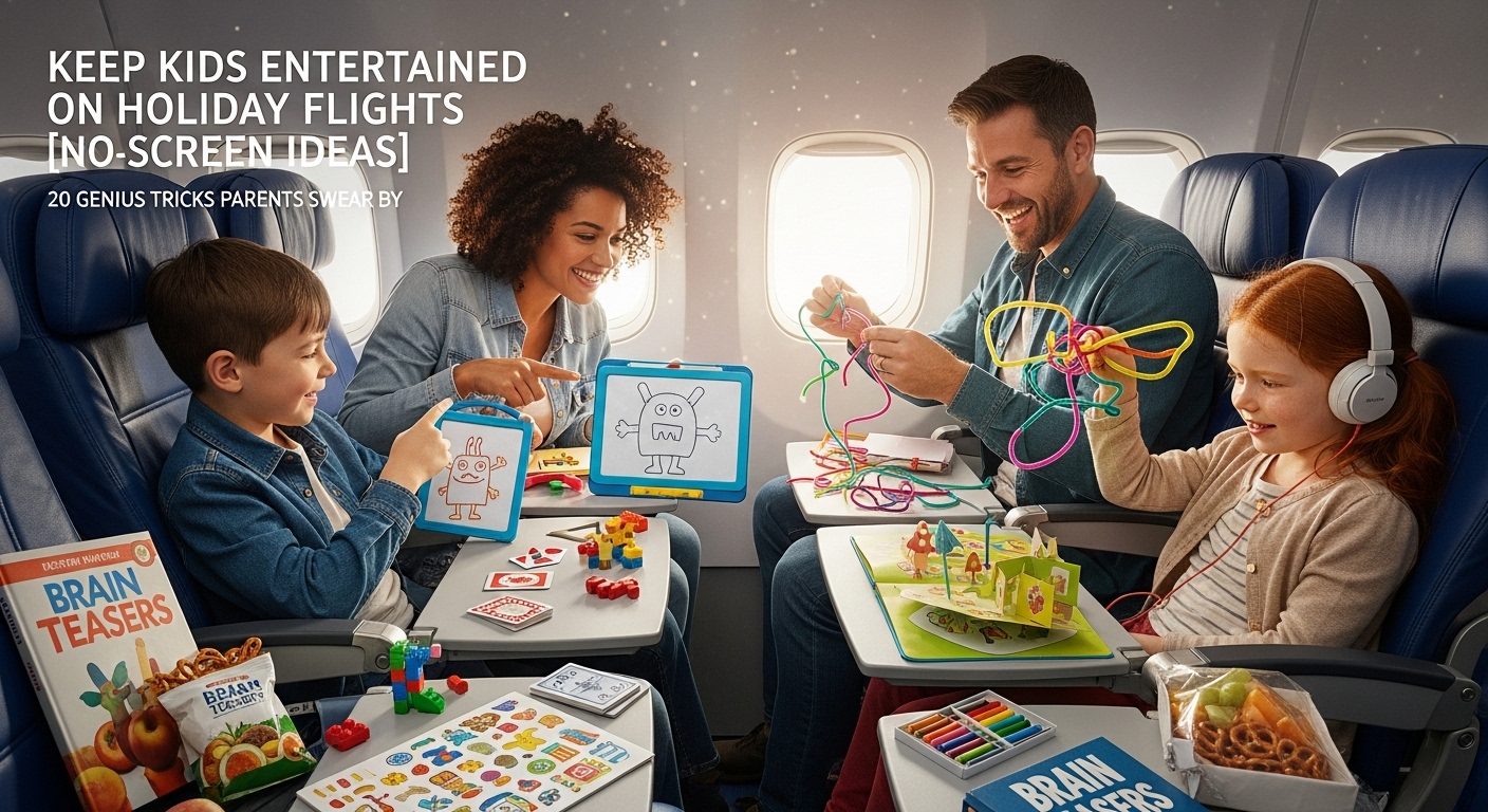Keep Kids Entertained on Holiday Flights