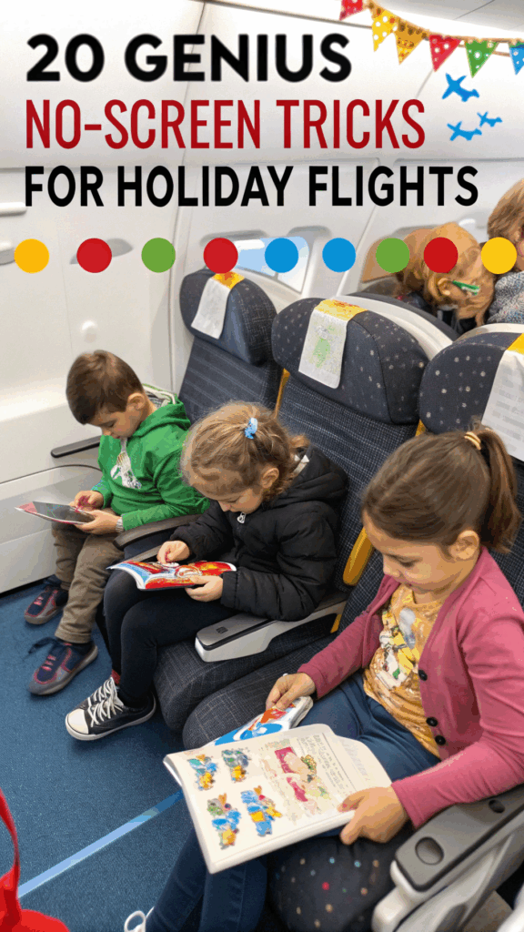 Keep Kids Entertained on Holiday Flights [No-Screen Ideas]: 20 Genius Tricks Parents Swear By