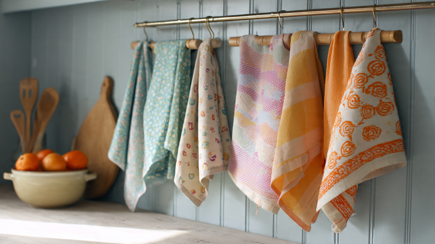 Creative Kitchen Towel Hanging Ideas