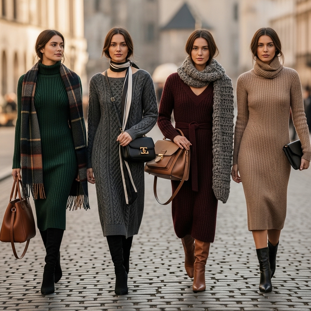 Knitted Midi Dresses