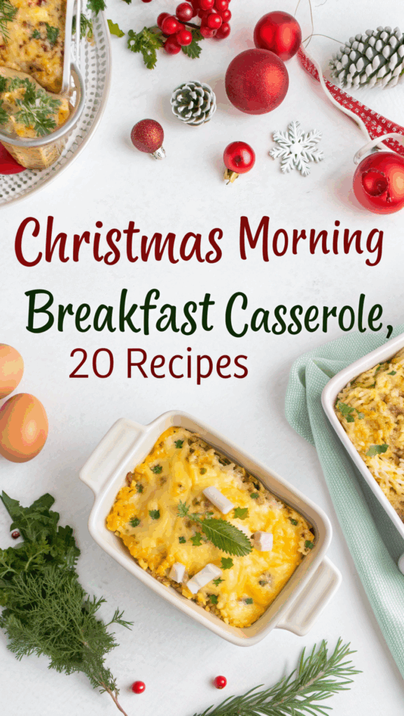 Make-Ahead Christmas Morning Breakfast Casseroles