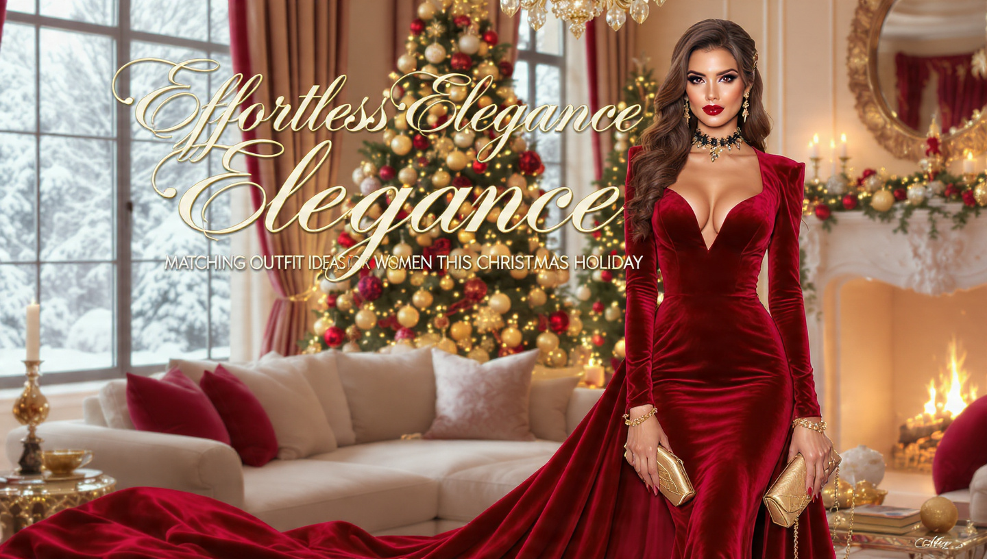 Trendy Matching Outfit Ideas for Women This Christmas Holiday