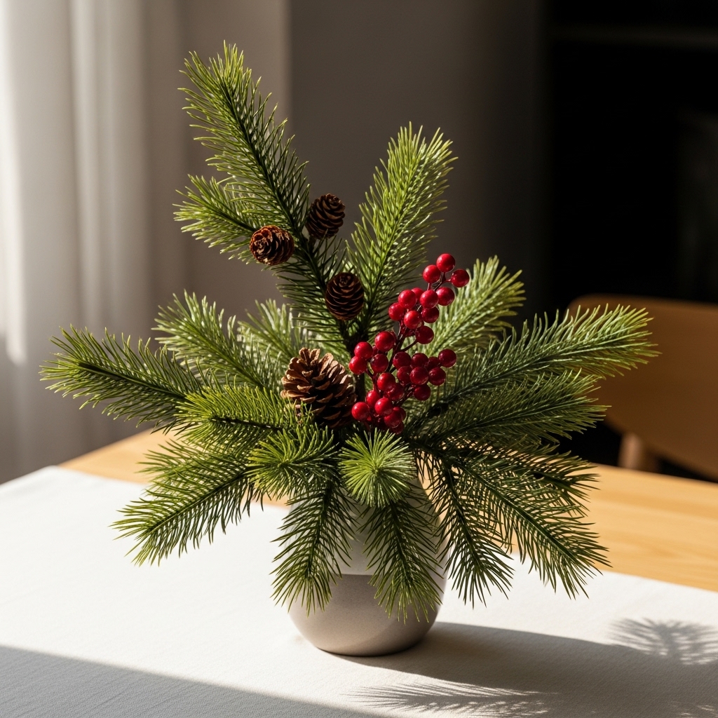 Minimalist Greenery Centerpiece