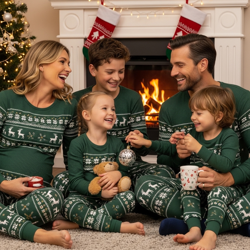 Next Ribbed Long Sleeve Pyjamas