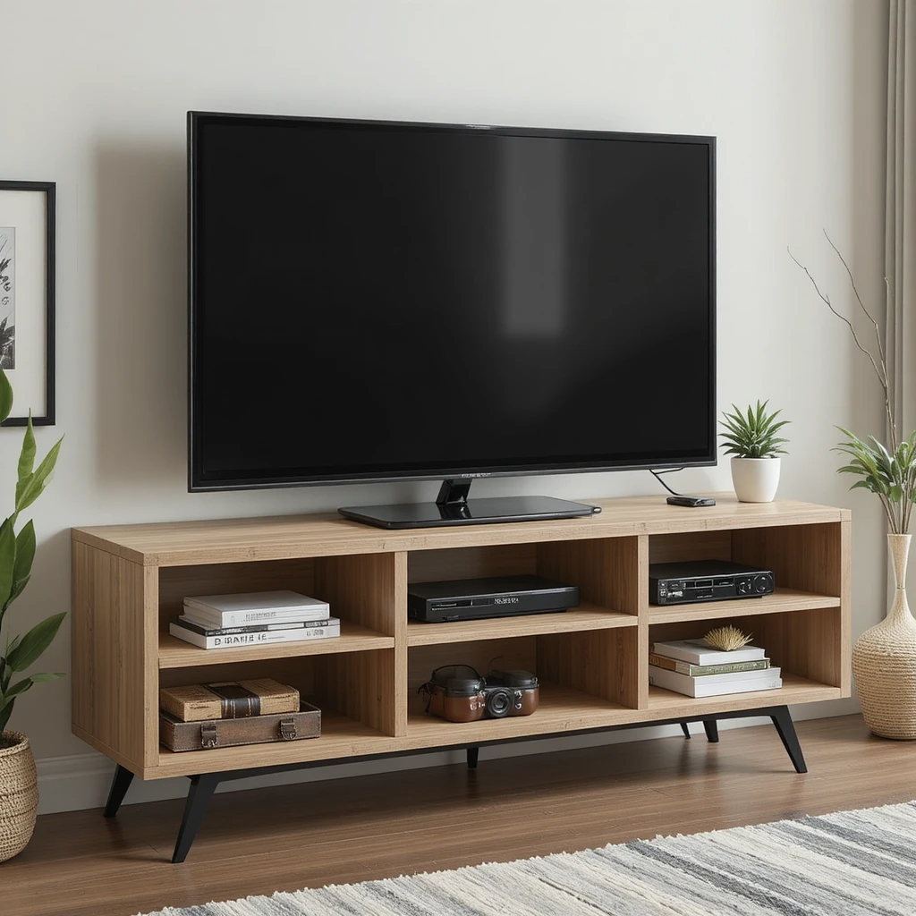 Open Shelf TV Stand