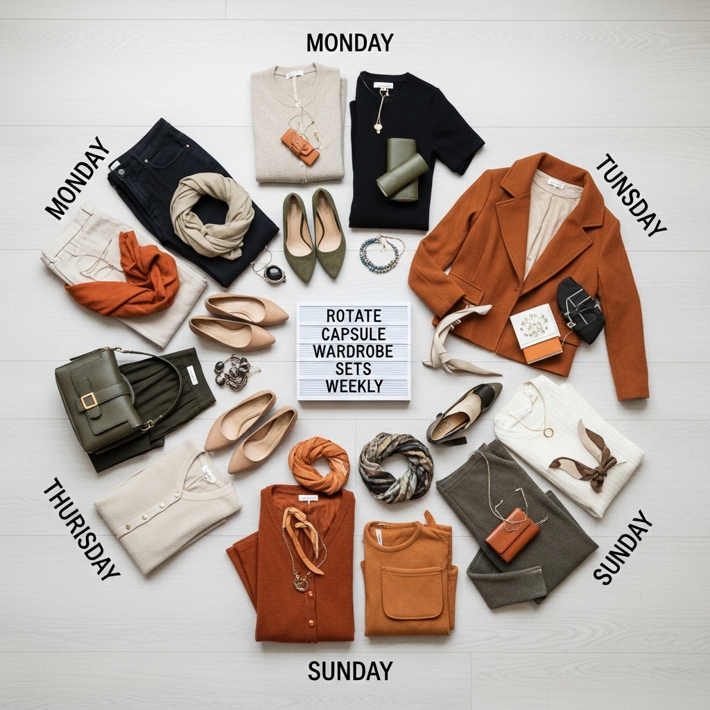 Rotate Capsule Wardrobe Sets Weekly
