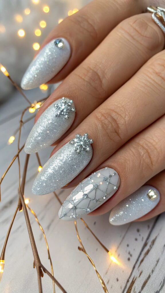 Icy Silver Stiletto