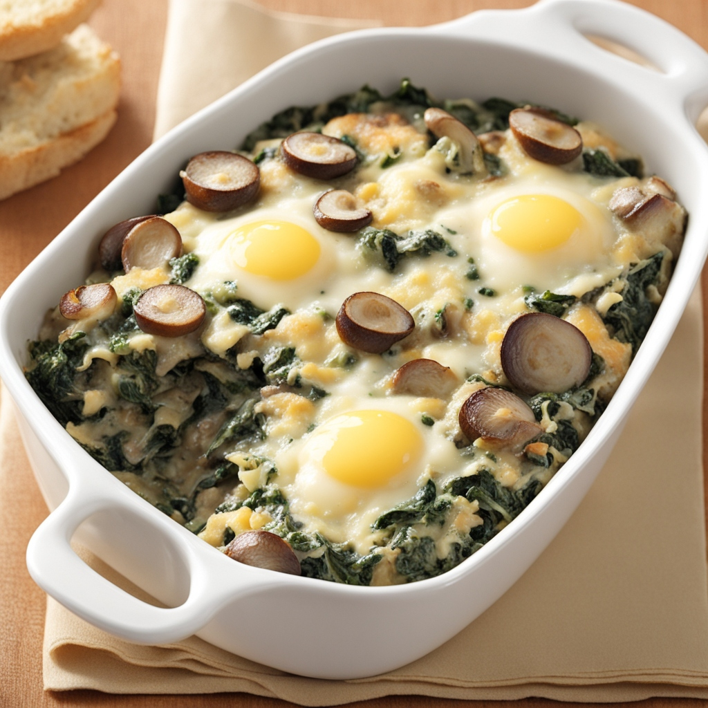 Spinach and Mushroom Veggie Delight