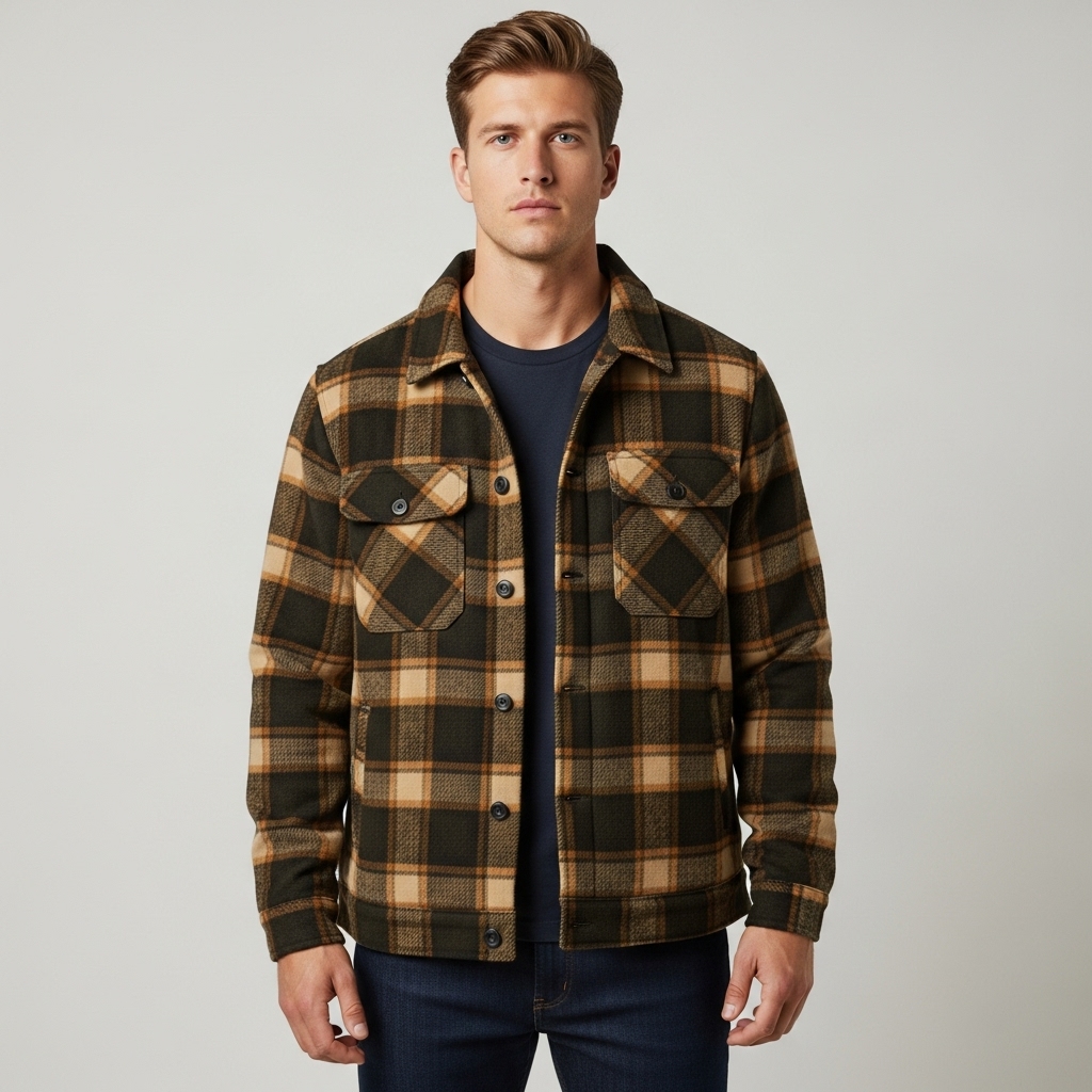 Stylish Flannel Jacket
