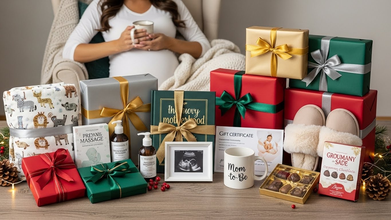 Thoughtful and colorful Pregnancy Christmas Gifts for Expecting Mothers