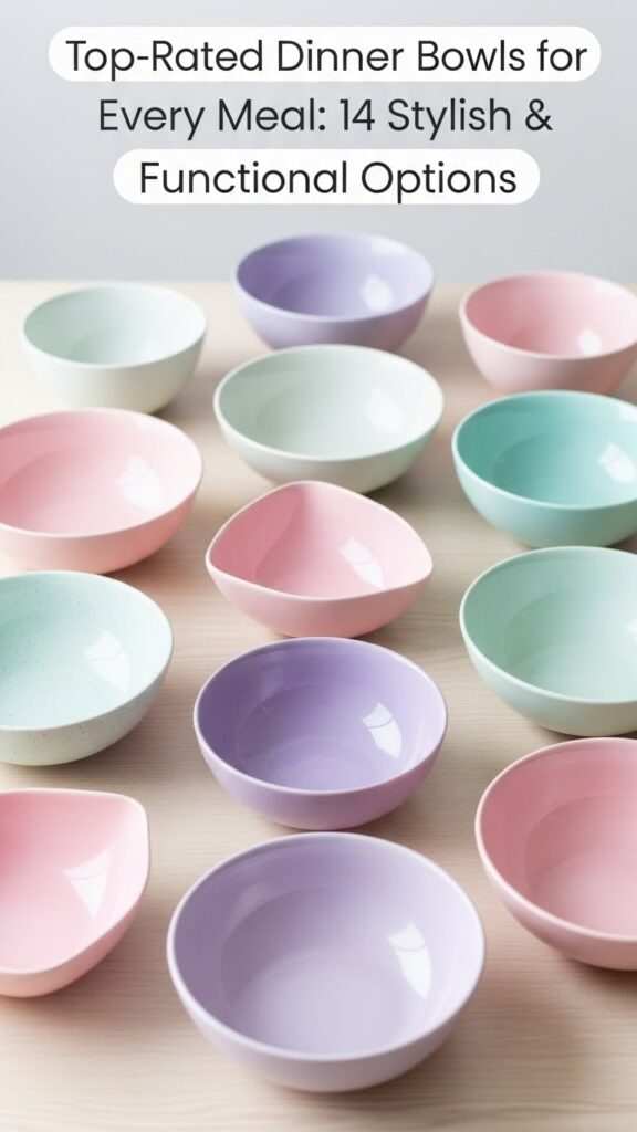 Top-Rated Dinner Bowls for Every Meal: 14 Stylish & Functional Options