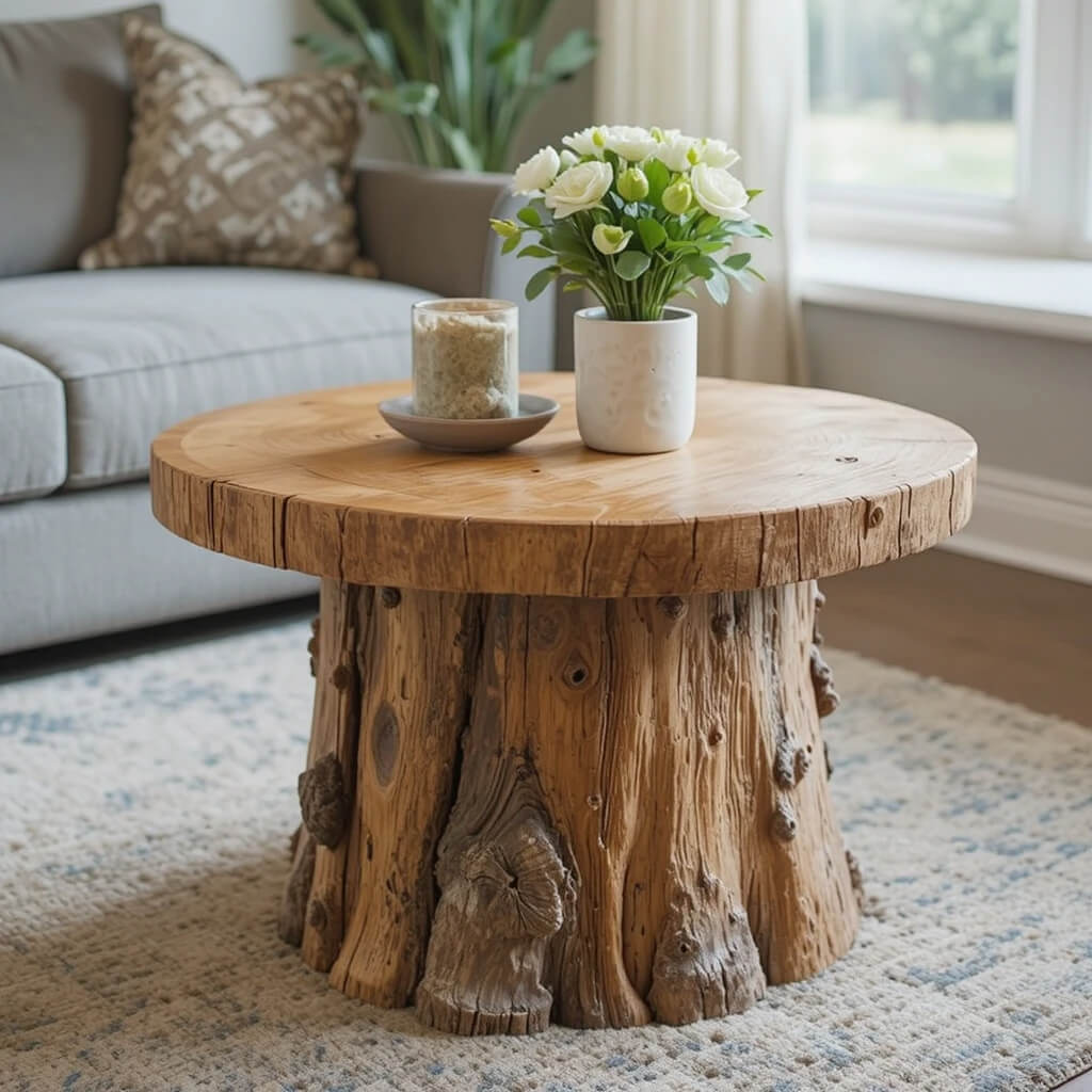 Tree Stump Table