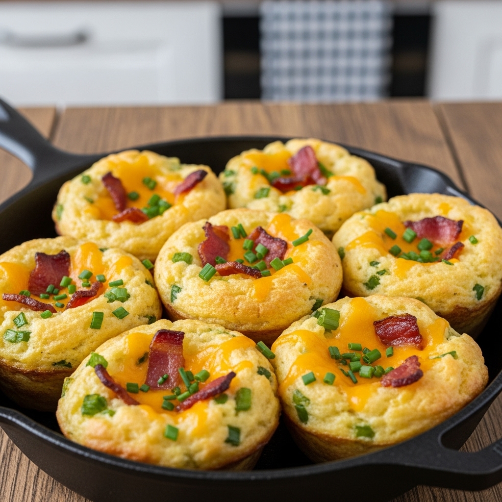 Twice-Baked Potato Puffs
