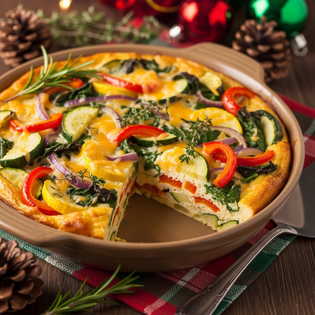 Vegetable and Cheese Breakfast Casserole