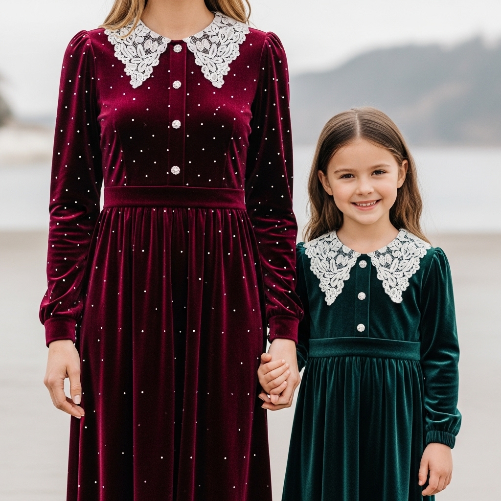 Velvet & Rhinestone “Mini-Me” Moment