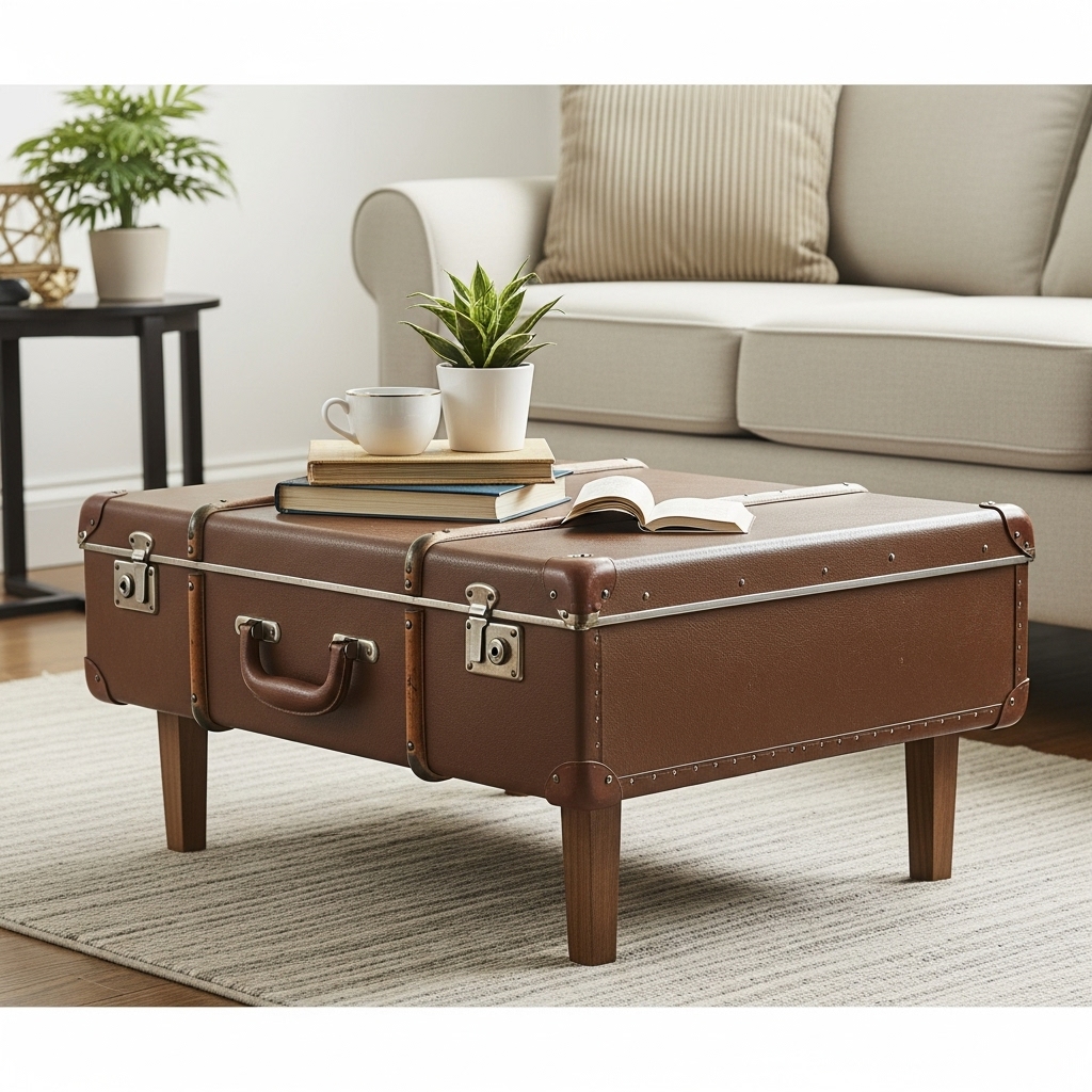 Vintage Suitcase Table