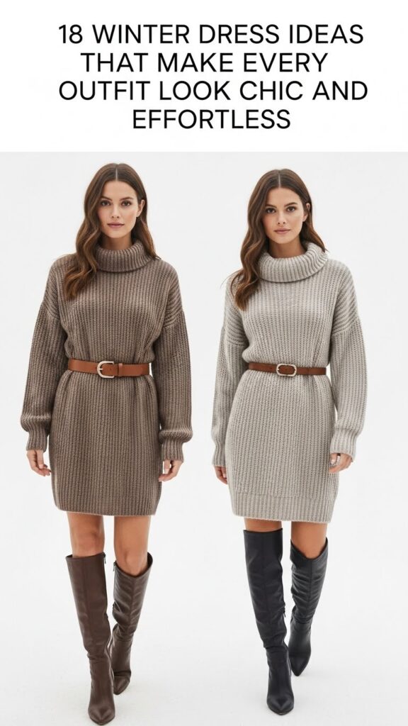 18 Winter Dress Ideas That Make Every Outfit Look Chic and Effortless