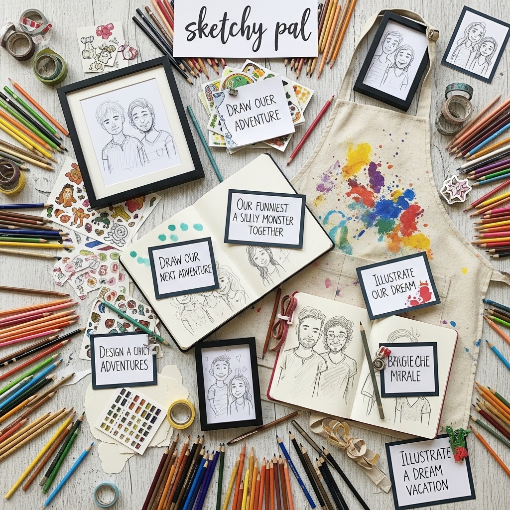 Art Supplies Explosion for Creatives