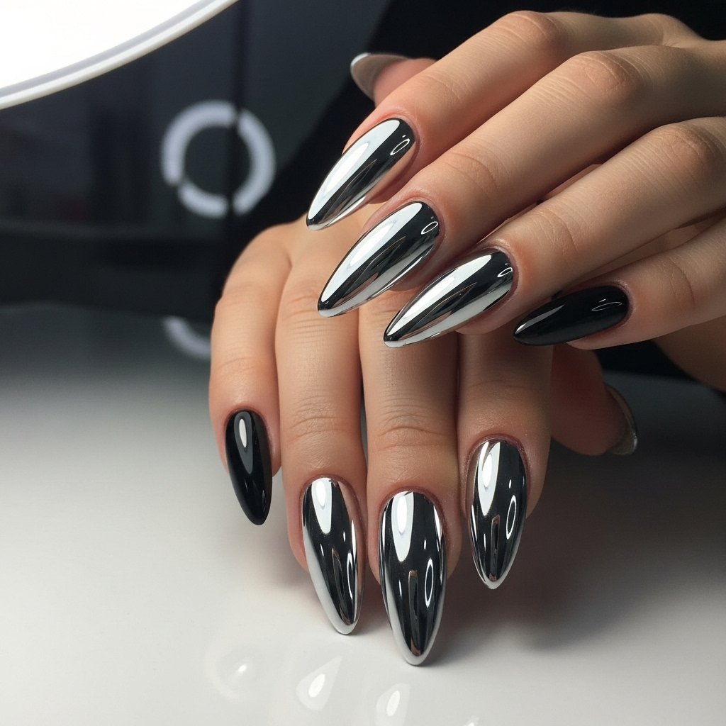 Black Velvet with Rhinestones