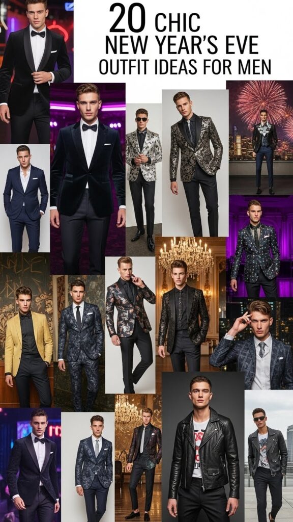 Chic New Year’s Eve Outfit Ideas for Men (Stylish Looks for Every Party)