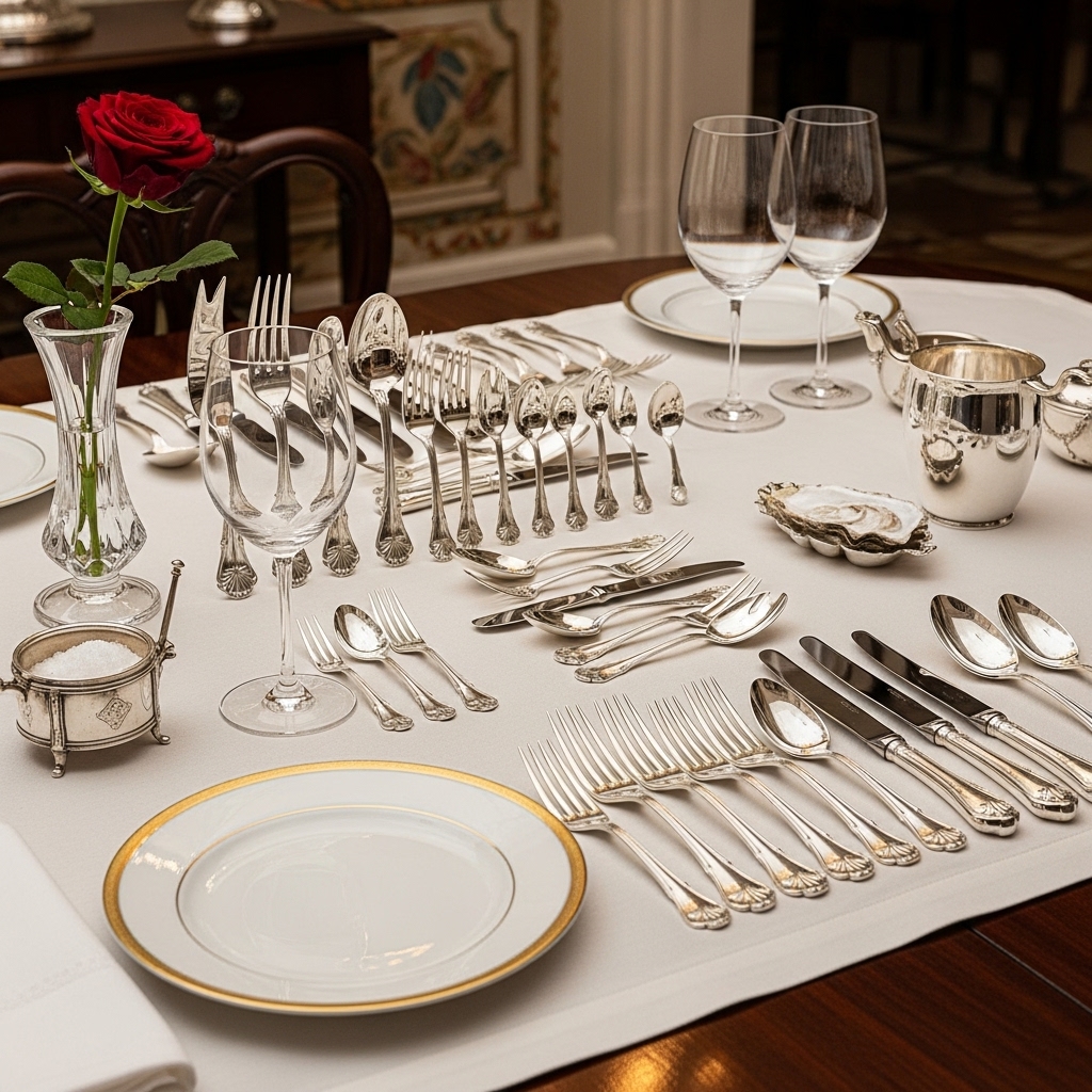Christofle Malmaison 84-Piece Set
